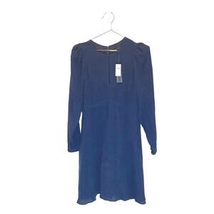 Banana Republic navy midi dress size 4 new with tag